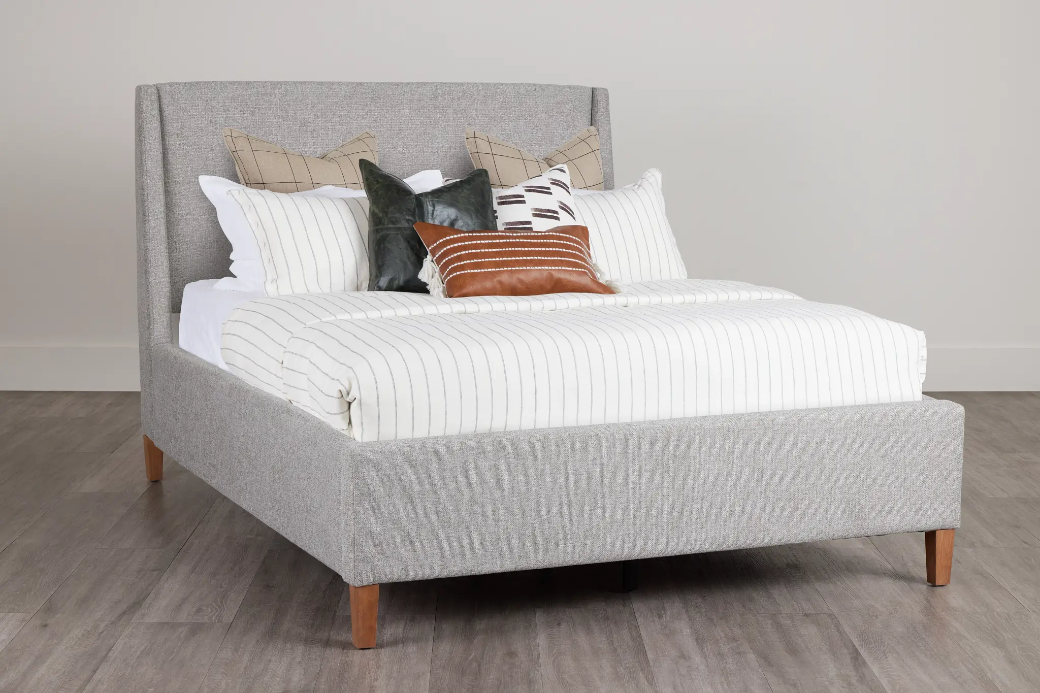 Provo Gray Uph Panel Bed Provo Gray Uph Panel Bed