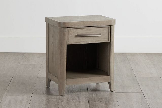 Soho Light Tone Drawer Nightstand