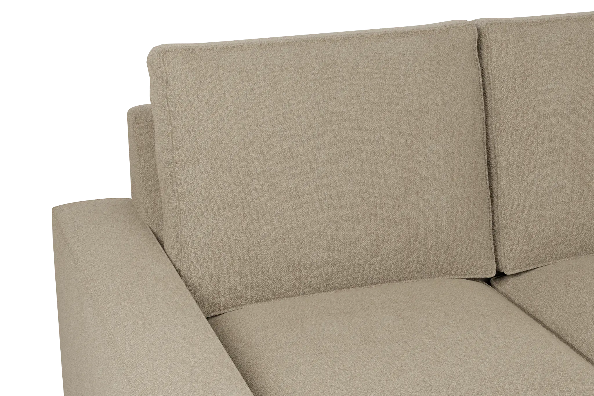 Edgewater Elite Taupe 96" Sofa W/ 3 Cushions Edgewater Elite Taupe 96" Sofa W/ 3 Cushions