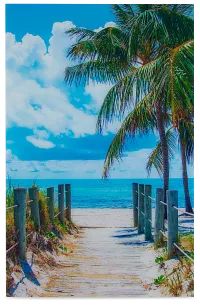 Beach Walk Acrylic Wall Art