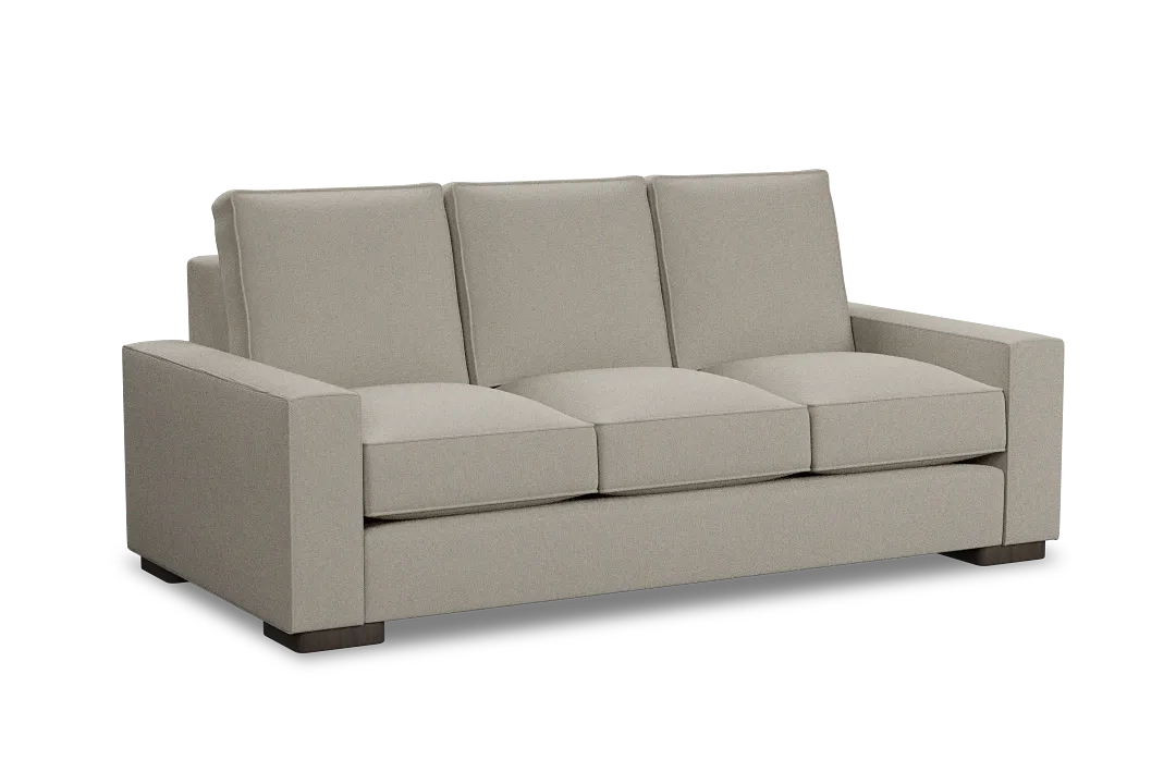 Edgewater Peyton Beige 84" Sofa W/ 3 Cushions