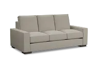 Edgewater Peyton Beige 84" Sofa W/ 3 Cushions