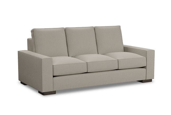 Edgewater Peyton Beige 84" Sofa W/ 3 Cushions