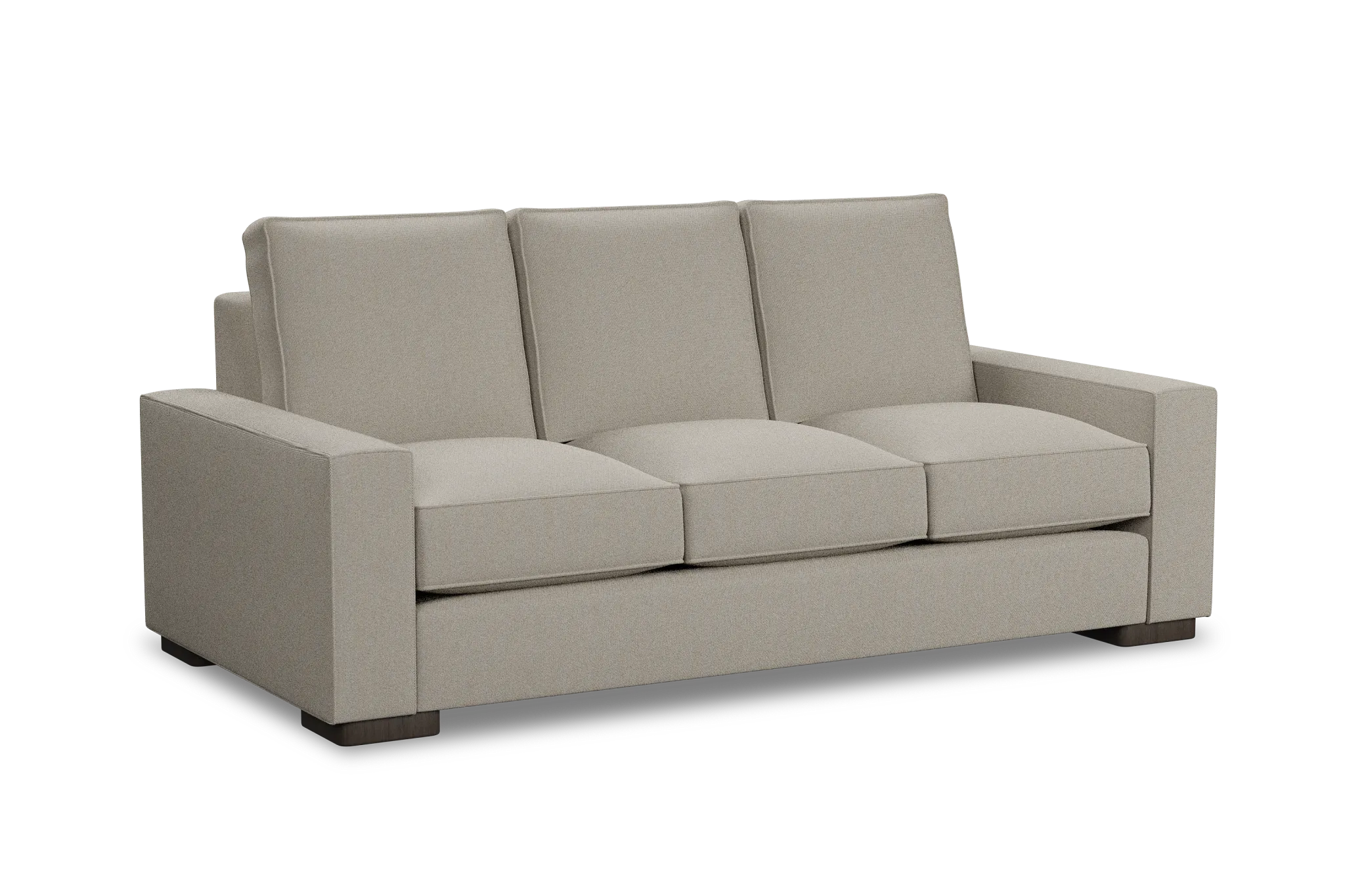 Edgewater Peyton Beige 84" Sofa W/ 3 Cushions