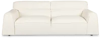 Blanca White Leather Sofa