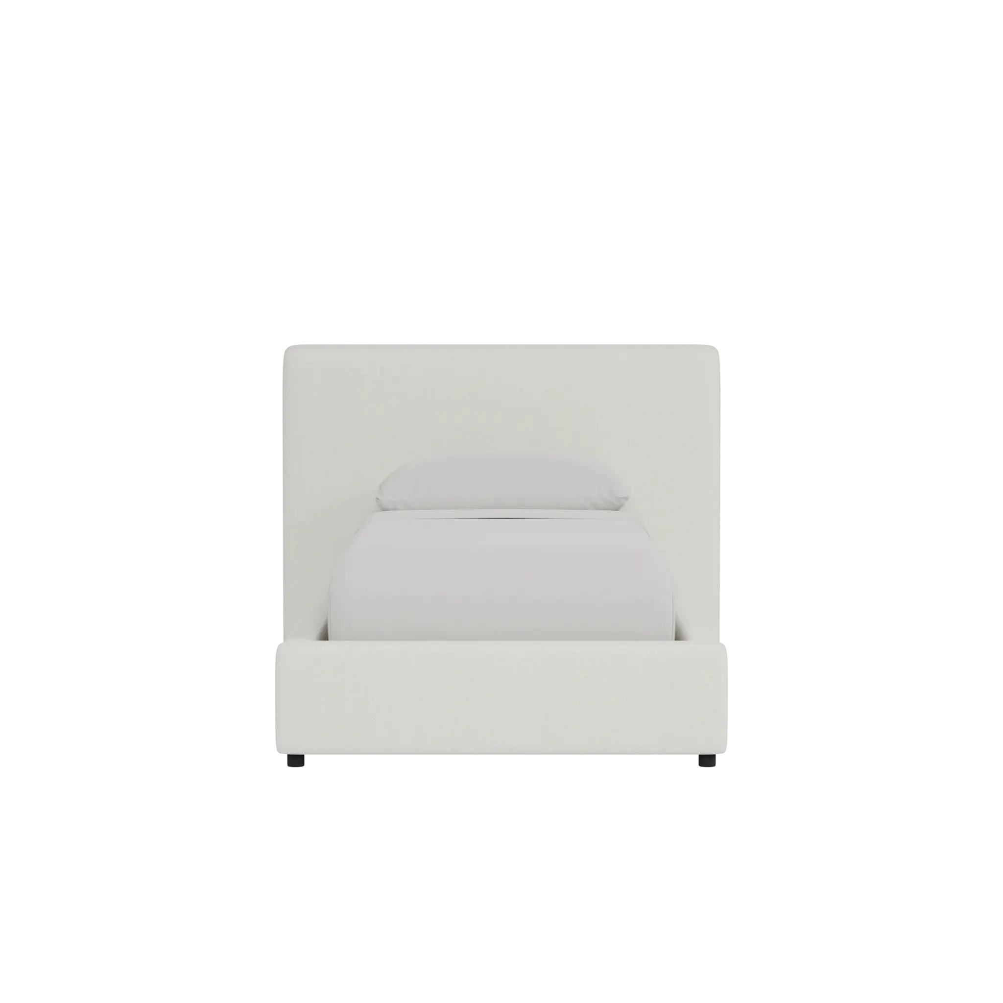 Grayton Elite Ivory 44" Upholstered Platform Bed Grayton Elite Ivory 44" Upholstered Platform Bed