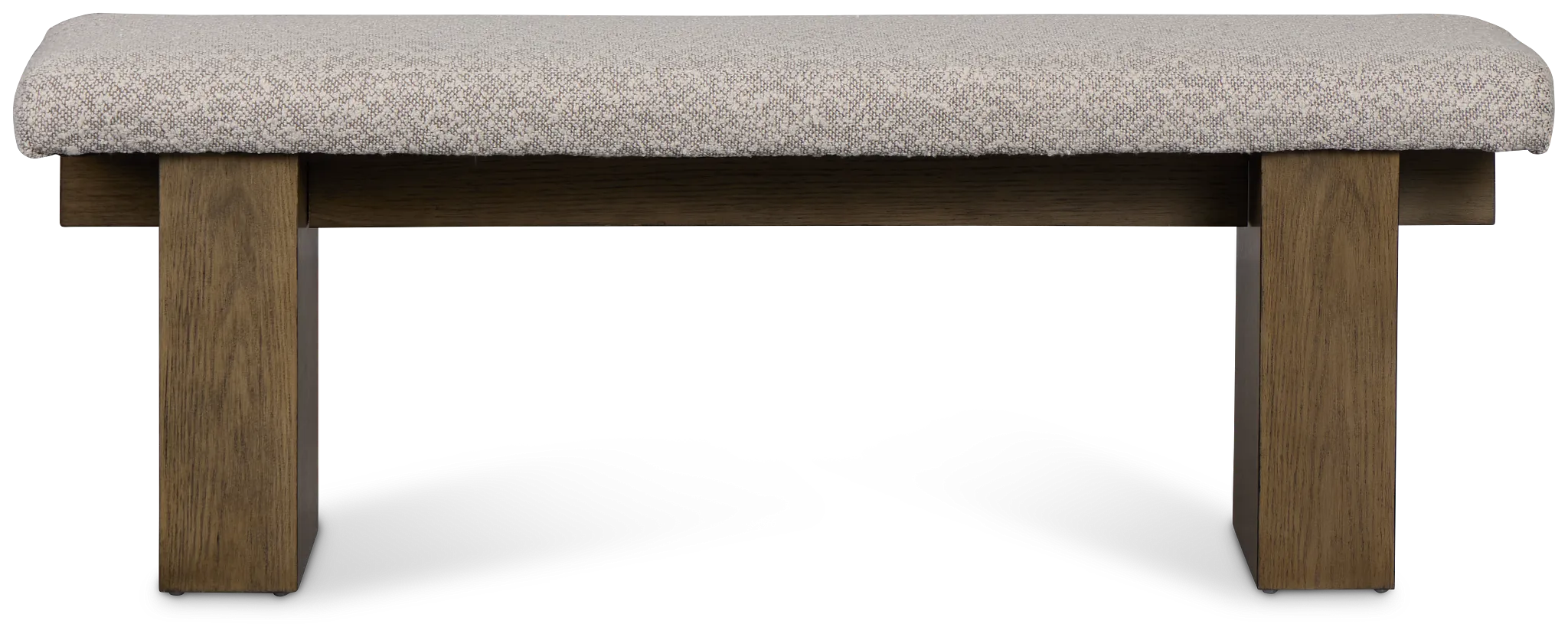 Vance Light Tone Upholstered Dining Bench