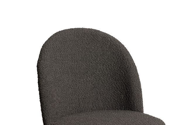 Alba Dark Brown Upholstered Side Chair