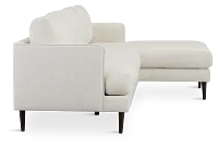 Easton Light Beige Fabric Right Chaise Sectional