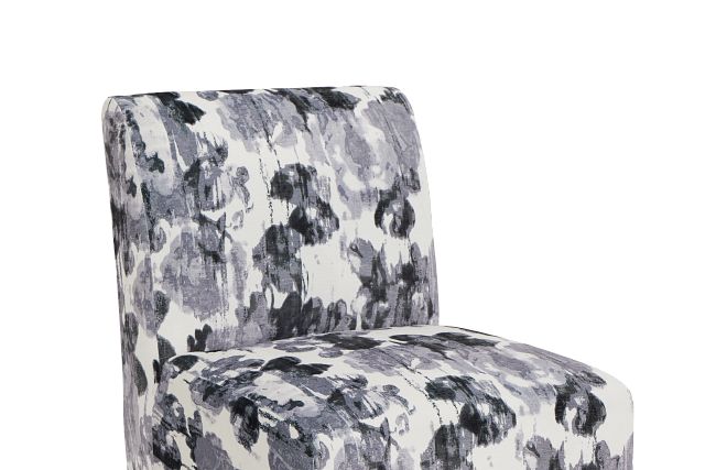 Scarlett Gray Fabric Accent Chair