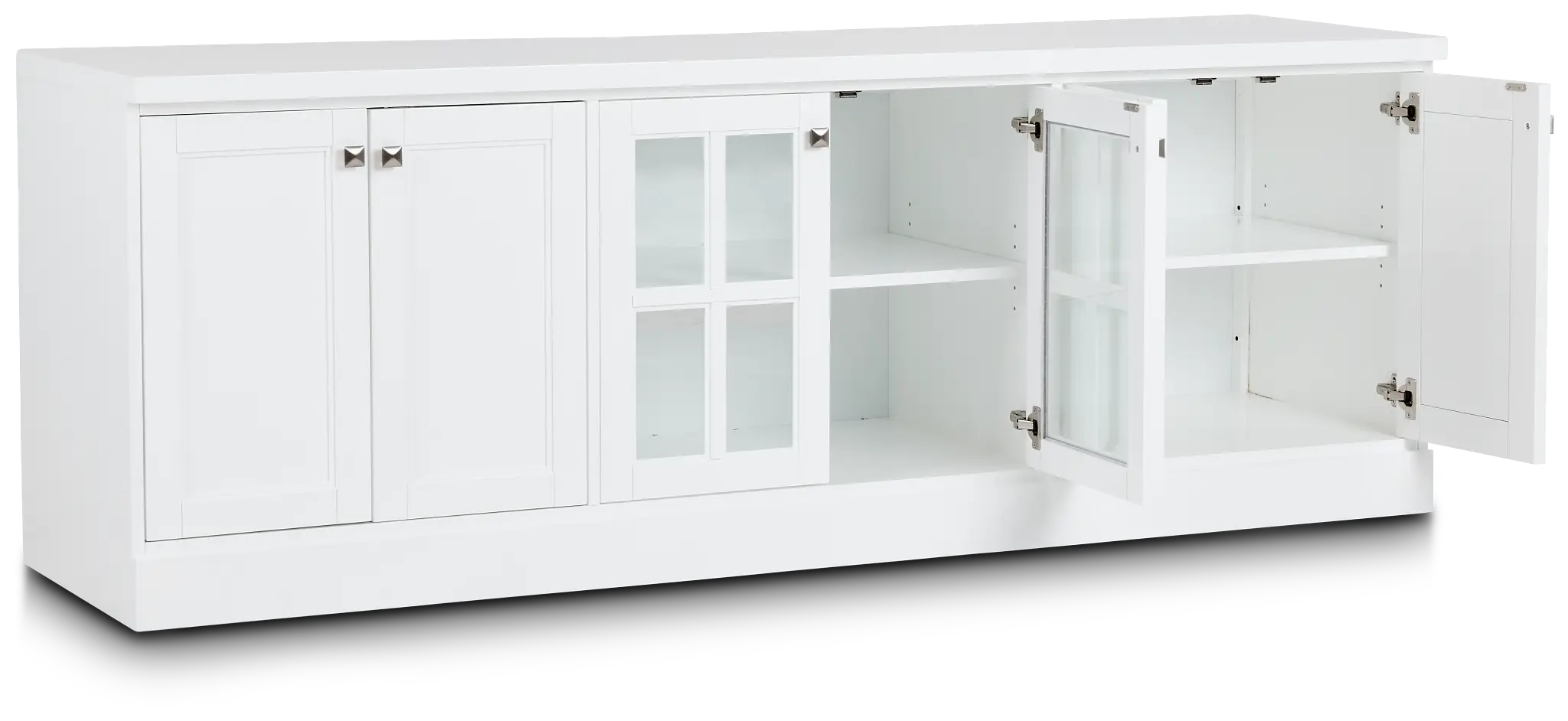 Newport White 84" Tv Stand Newport White 84" Tv Stand