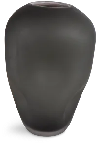 Dusk Dark Gray Medium Vase