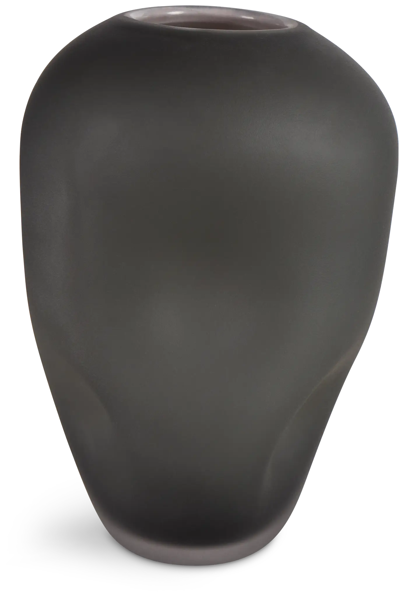 Dusk Dark Gray Medium Vase Dusk Dark Gray Medium Vase