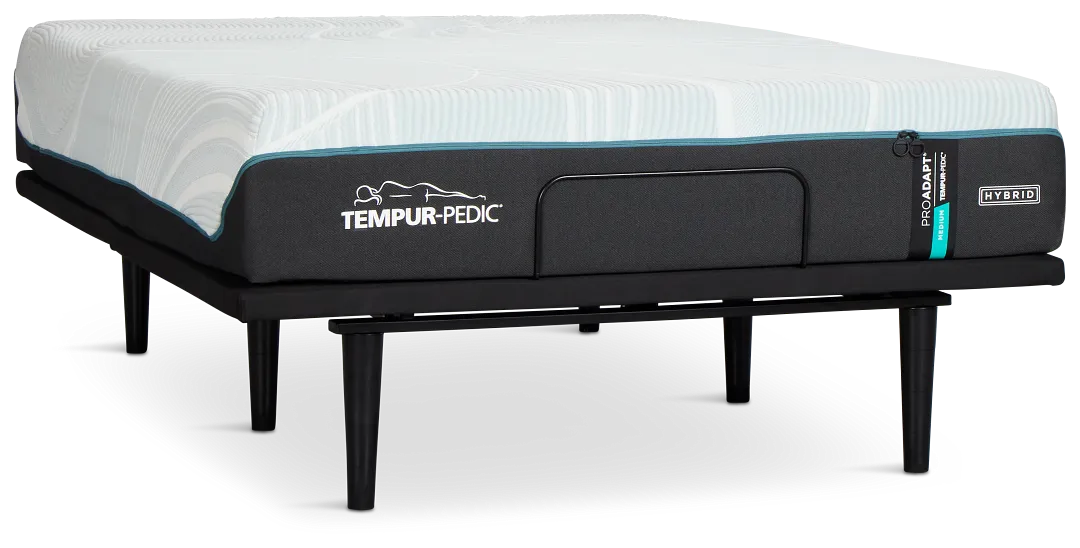 Tempur-pedic Tempur-proadapt Medium Hybrid Ease Adjustable Mattress Set