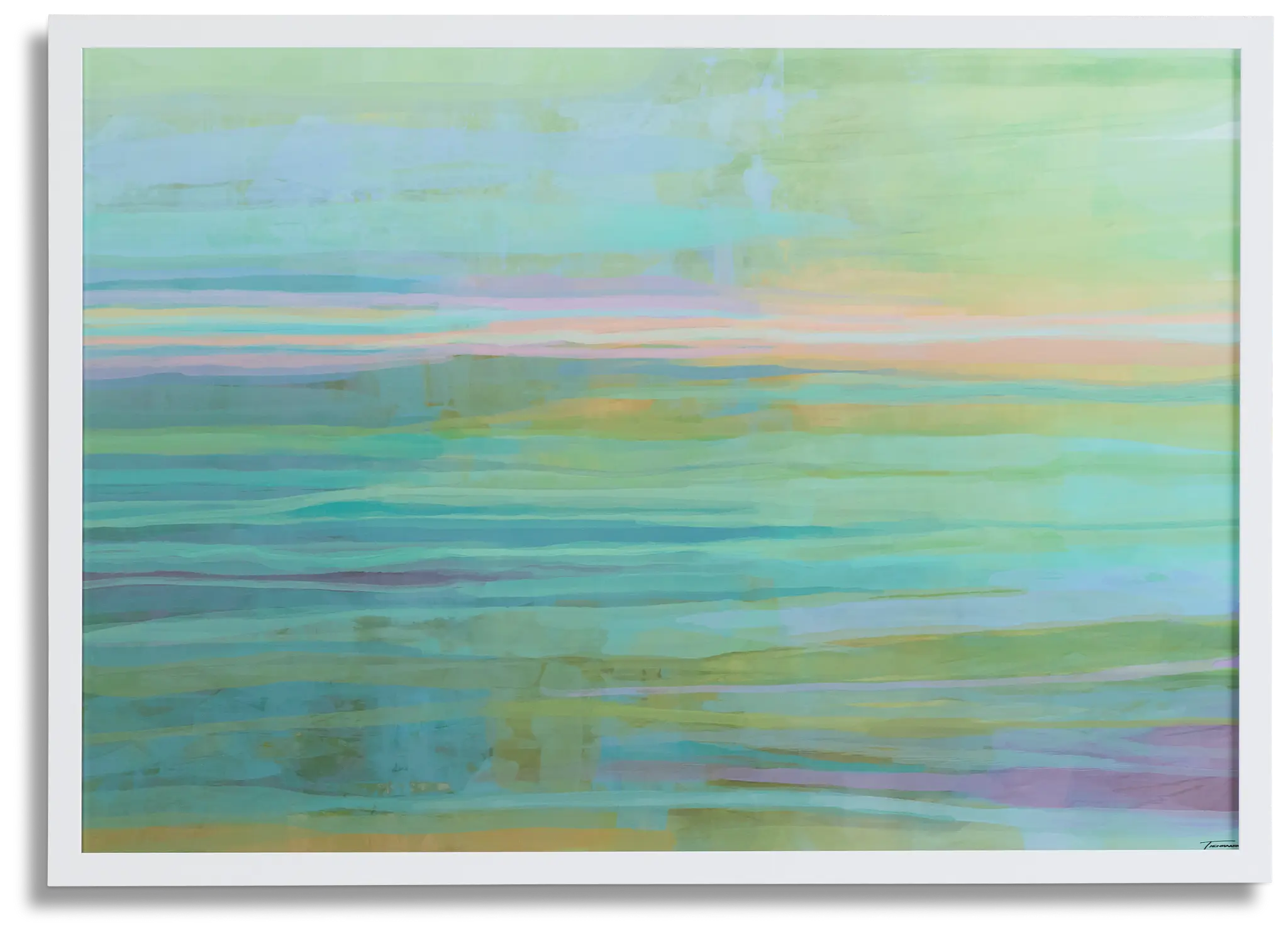 Serene Green Framed Wall Art Serene Green Framed Wall Art