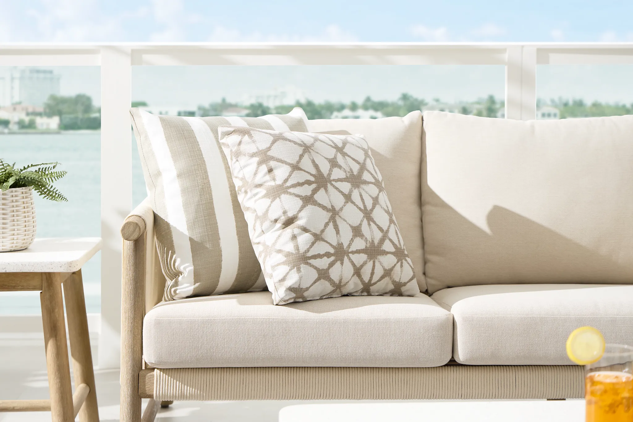 Azure Light Tone Sofa