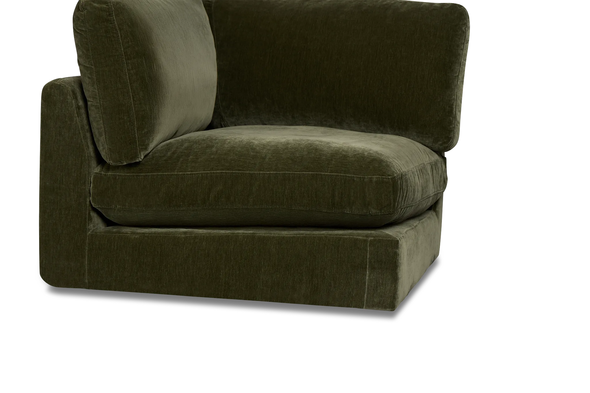 Jules Green Velvet Wedge