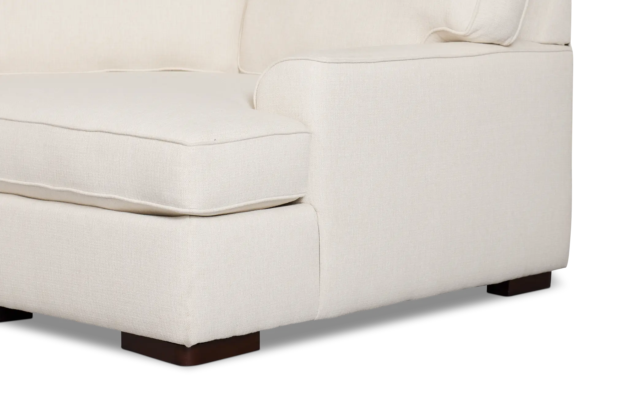 Sinclair Light Beige Fabric Dual Cuddler Sectional Sinclair Light Beige Fabric Dual Cuddler Sectional
