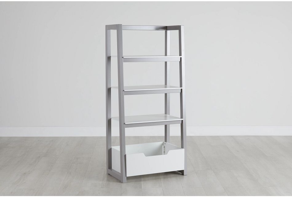 Gateway Two Tone Ladder Shelf Baby Kids Decor City Furniture Ladder shelf maximizes any living space with its clever design. city furniture