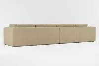 Destin Elite Taupe Fabric 6-piece Modular Sectional