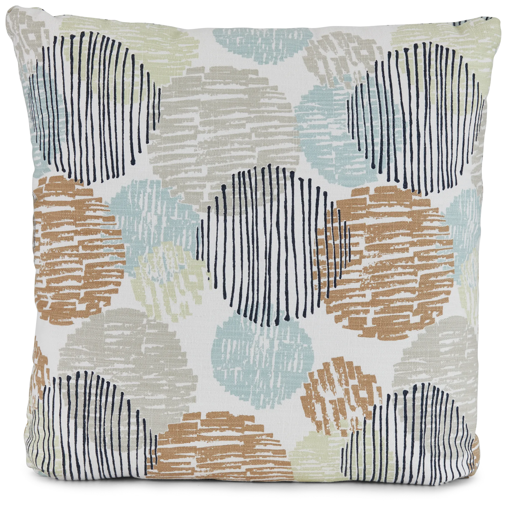 Depth Dark Blue 20" Accent Pillow