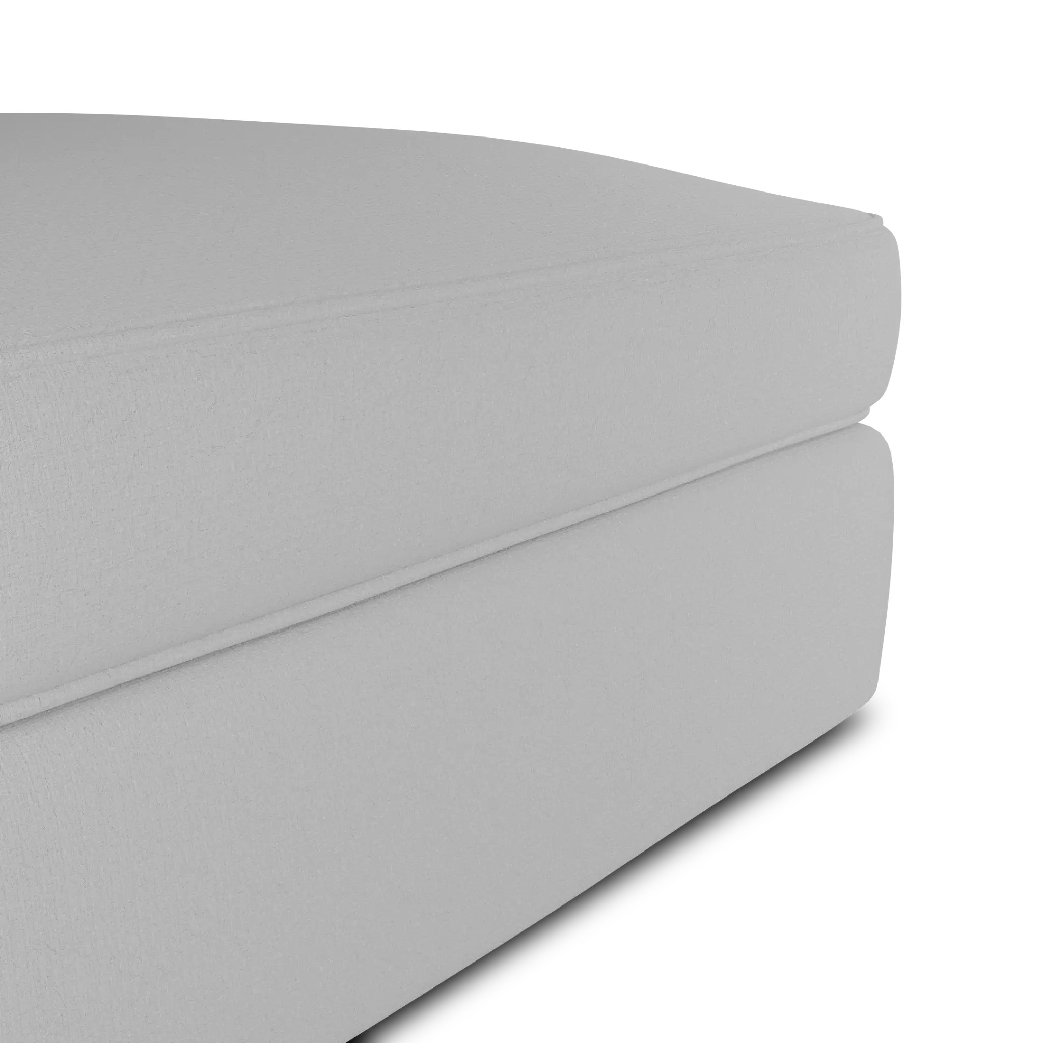 Siesta Suave White Fabric Ottoman Siesta Suave White Fabric Ottoman