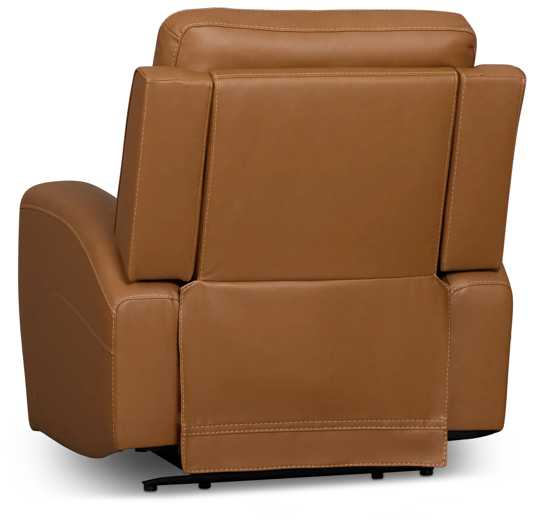 Belmont Medium Brown Lthr/vinyl Power Recliner