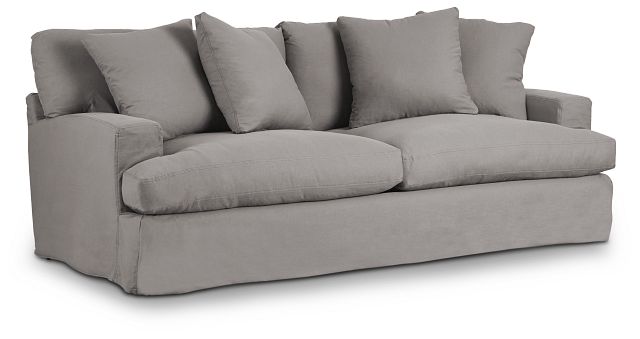 Delilah Gray Fabric Sofa