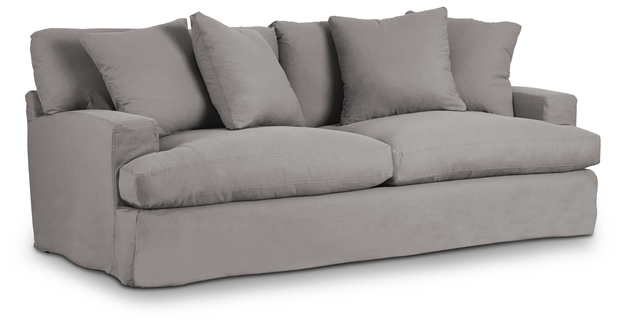 Delilah Gray Fabric Sofa