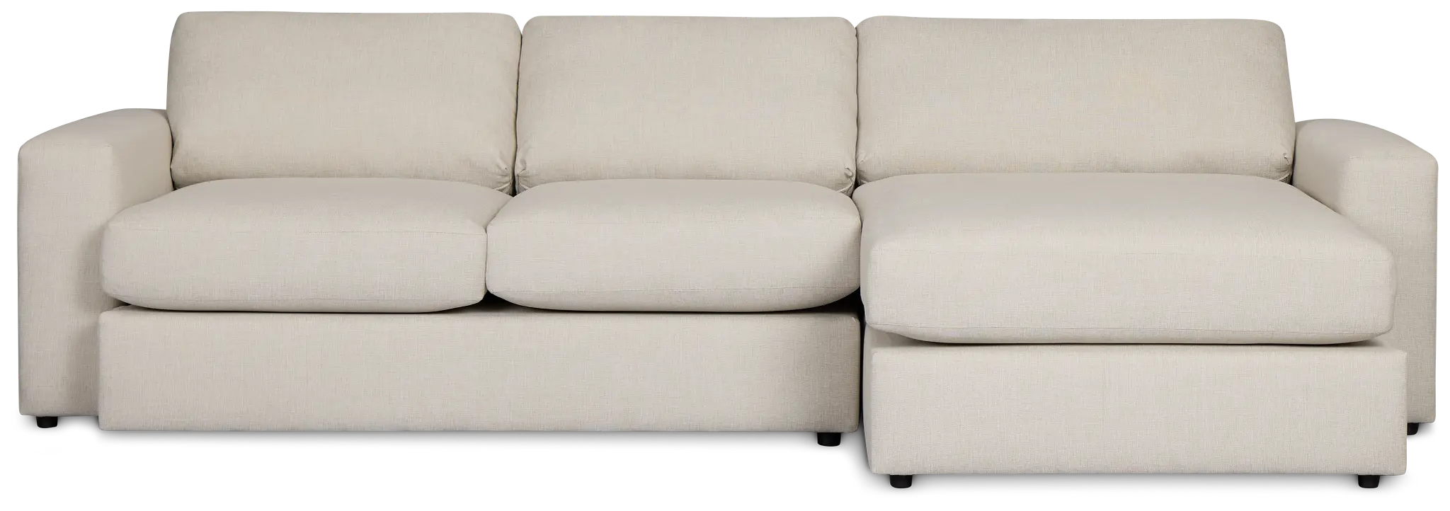 Brantley Light Beige Fabric Right Chaise Sectional Brantley Light Beige Fabric Right Chaise Sectional