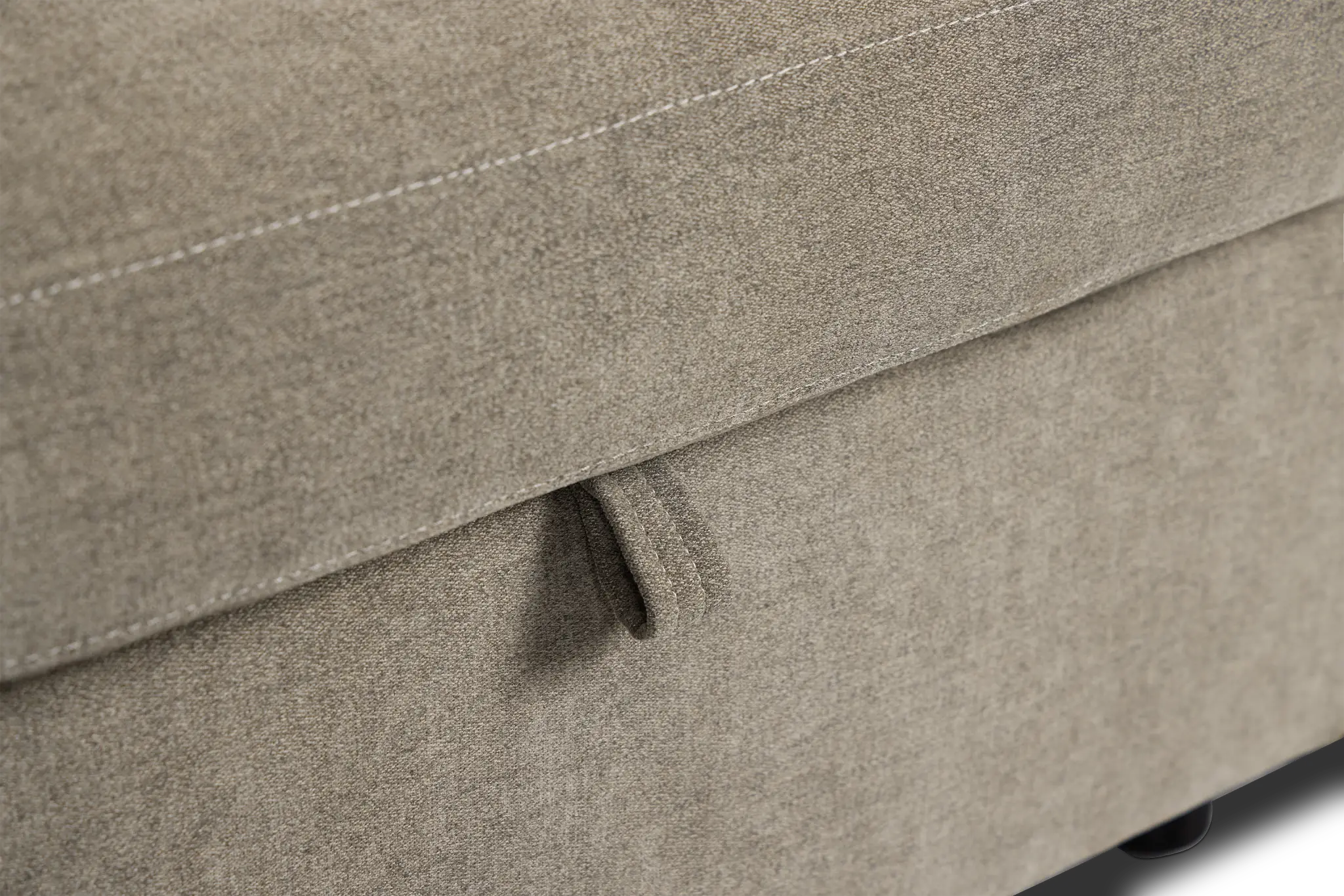 Addie Gray Fabric 2-piece Modular Storage Sofa With Console Addie Gray Fabric 2-piece Modular Storage Sofa With Console