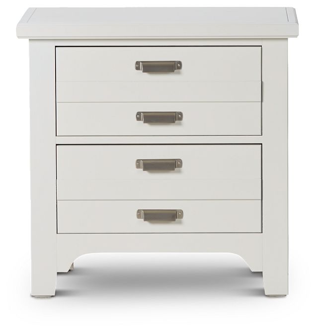 Bungalow Ivory 2-drawer Nightstand