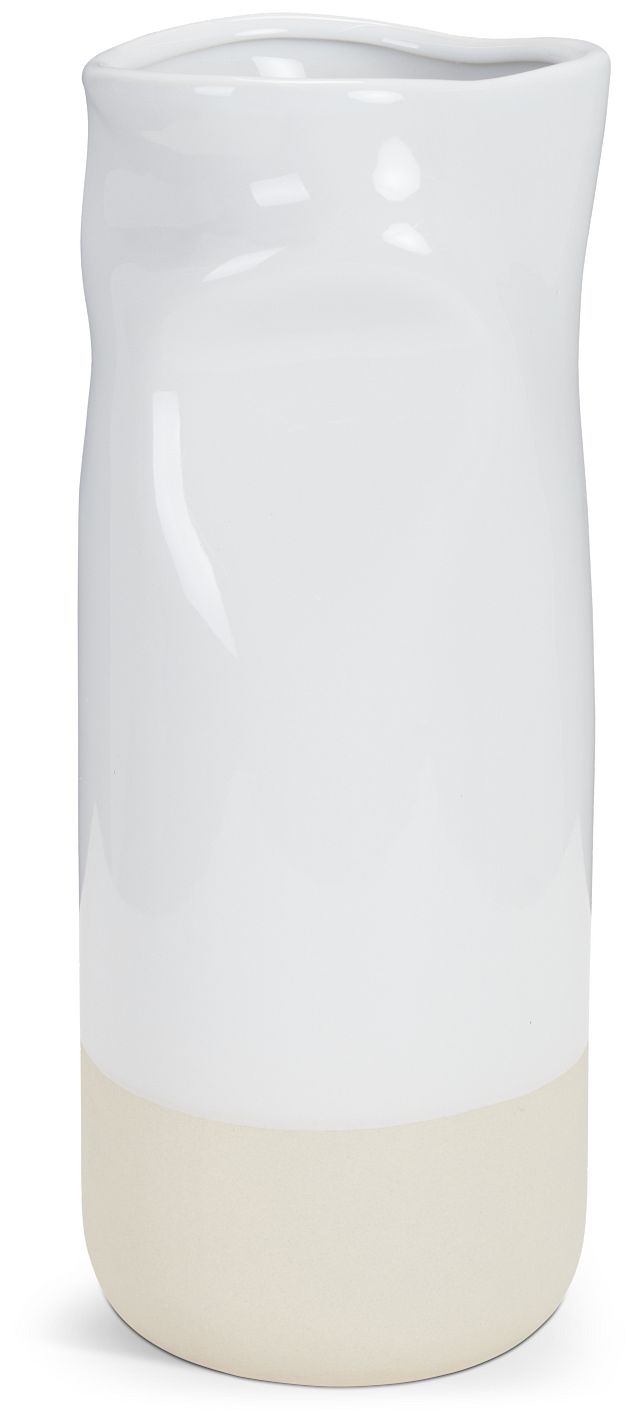 Mecari White Medium Vase