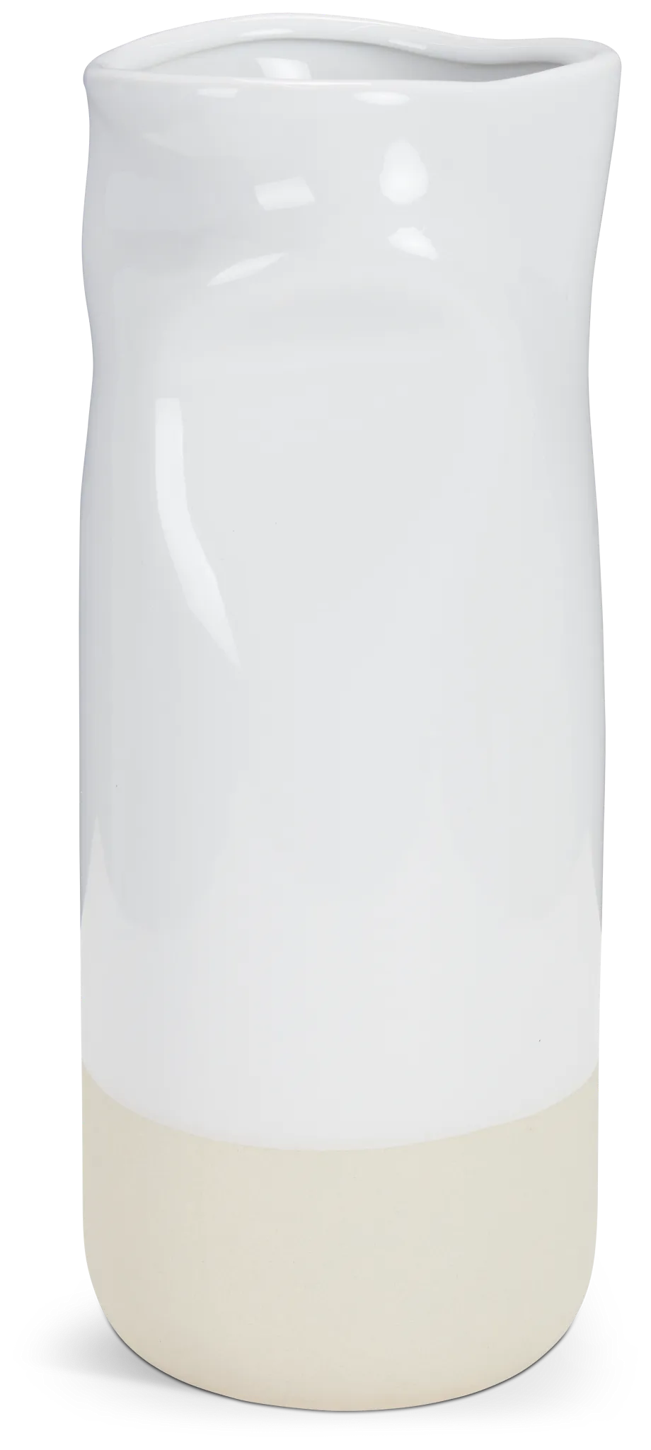 Mecari White Medium Vase