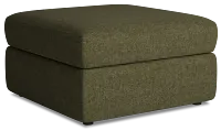 Citymod Green Fabric Storage Ottoman