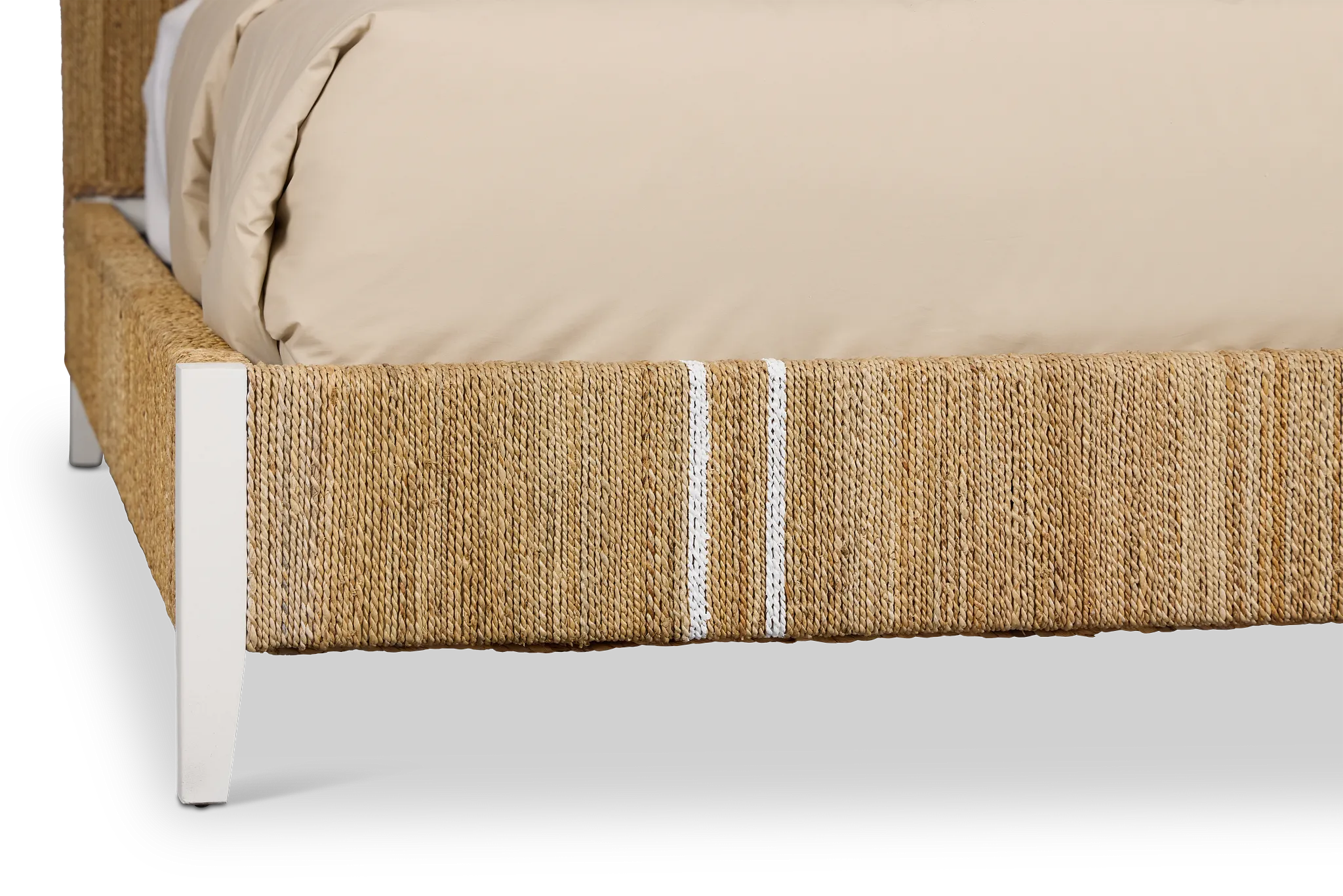 Nantucket Light Tone Woven Panel Bed