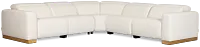 Leona Light Beige Light Tone Medium Triple Power 2-arm Sectional
