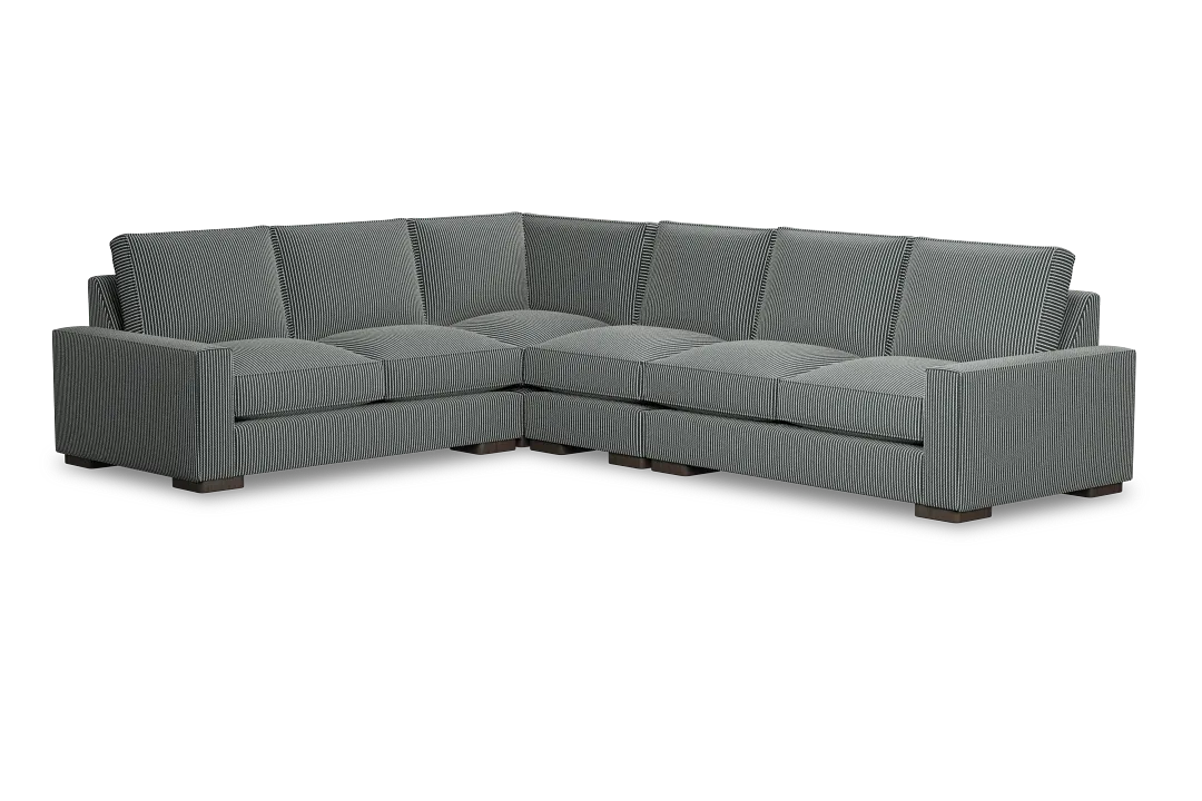 Edgewater Lucy Navy Medium Two-arm Sectional