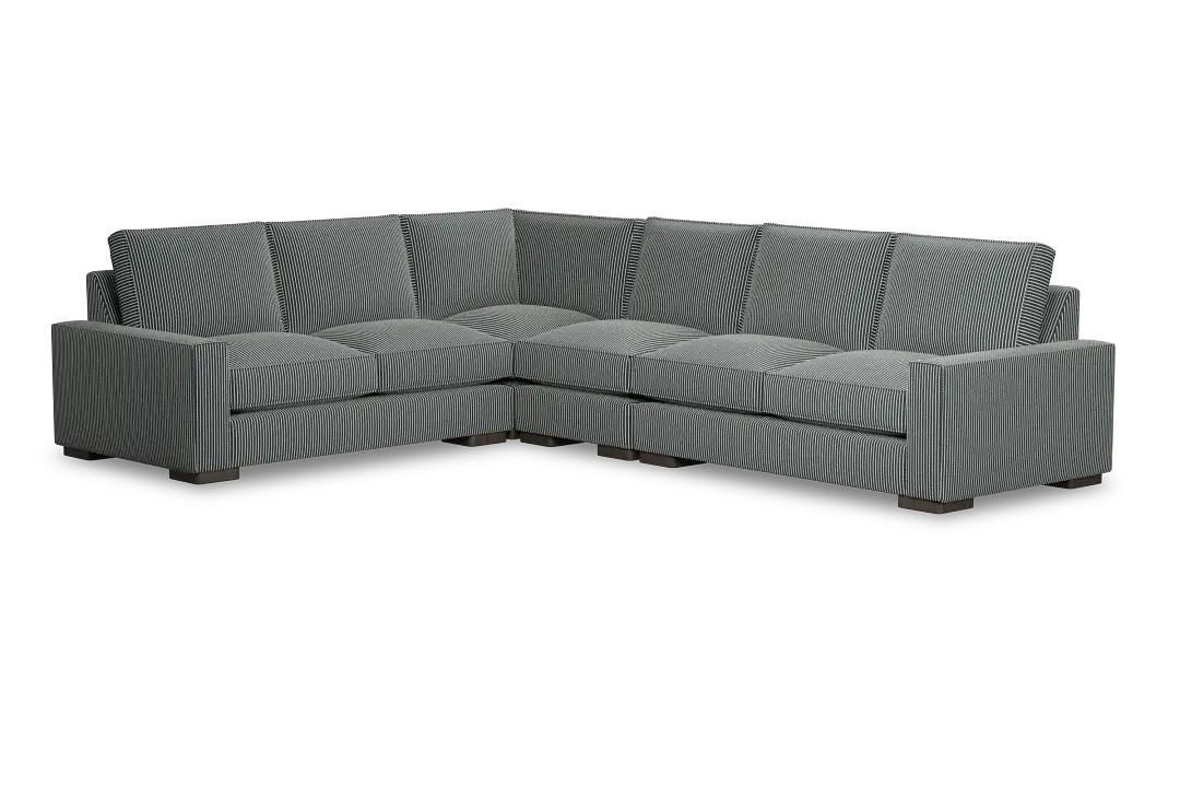 Edgewater Lucy Navy Medium Two-arm Sectional Edgewater Lucy Navy Medium Two-arm Sectional