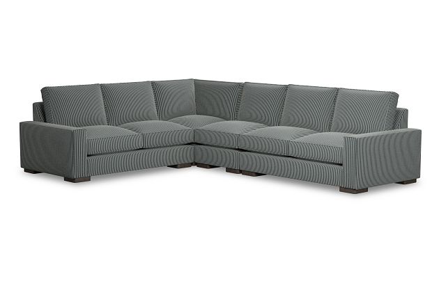 Edgewater Lucy Navy Medium Two-arm Sectional