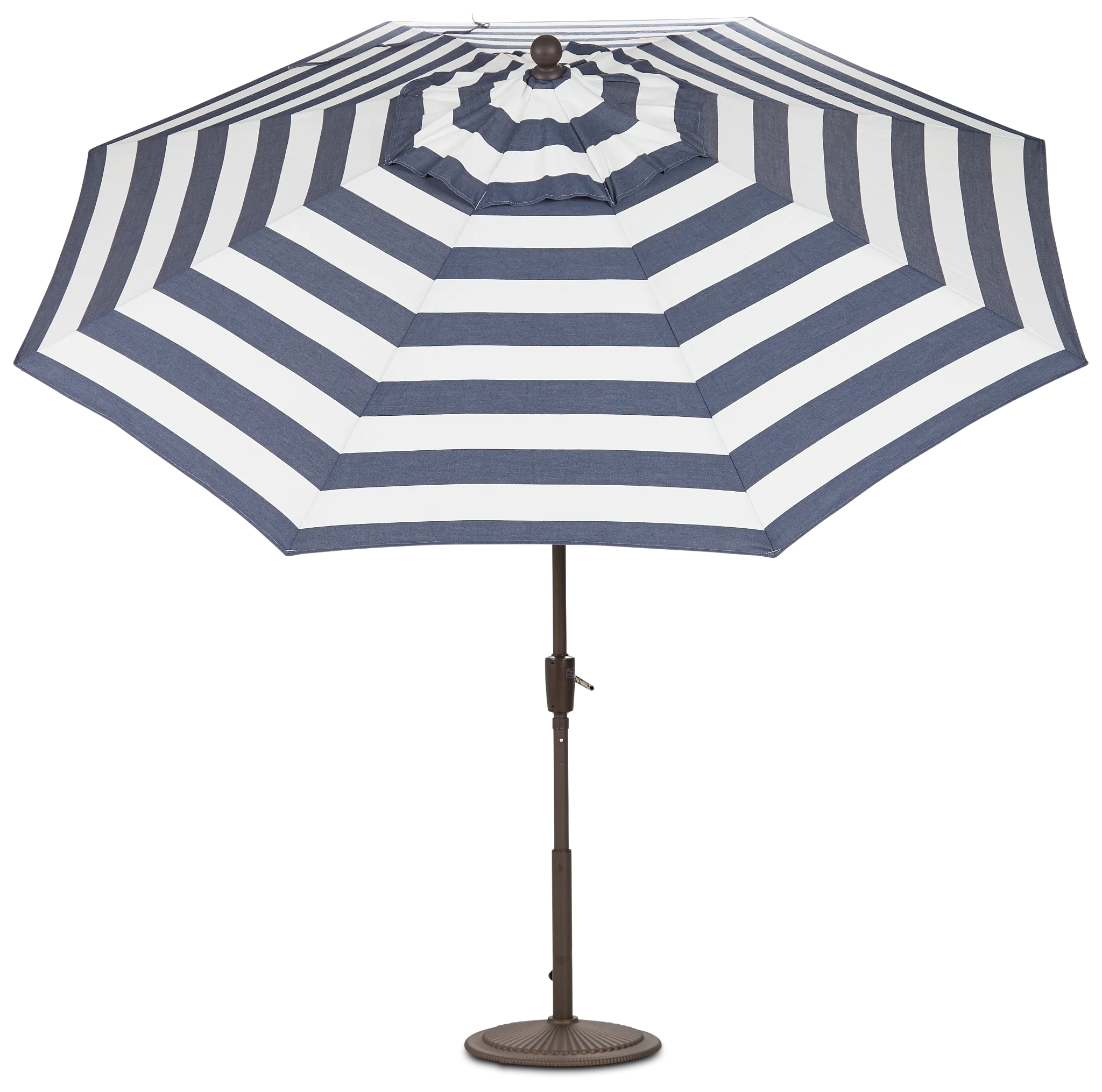 Maui Dark Blue Stripe Umbrella Set