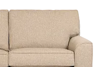 Sinclair Brown Fabric Memory Foam Sleeper