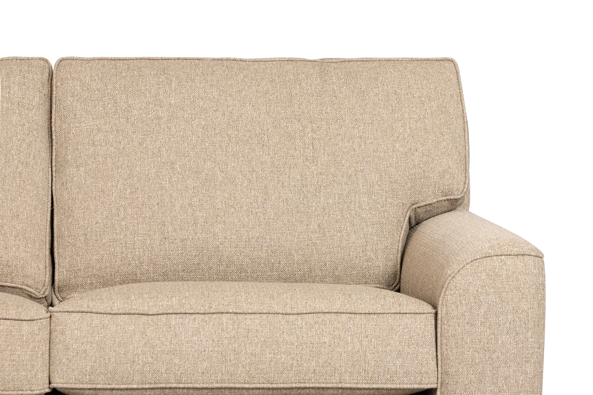 Sinclair Brown Fabric Memory Foam Sleeper