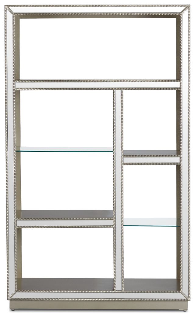 Hilary Silver Mirrored Etagere (1)