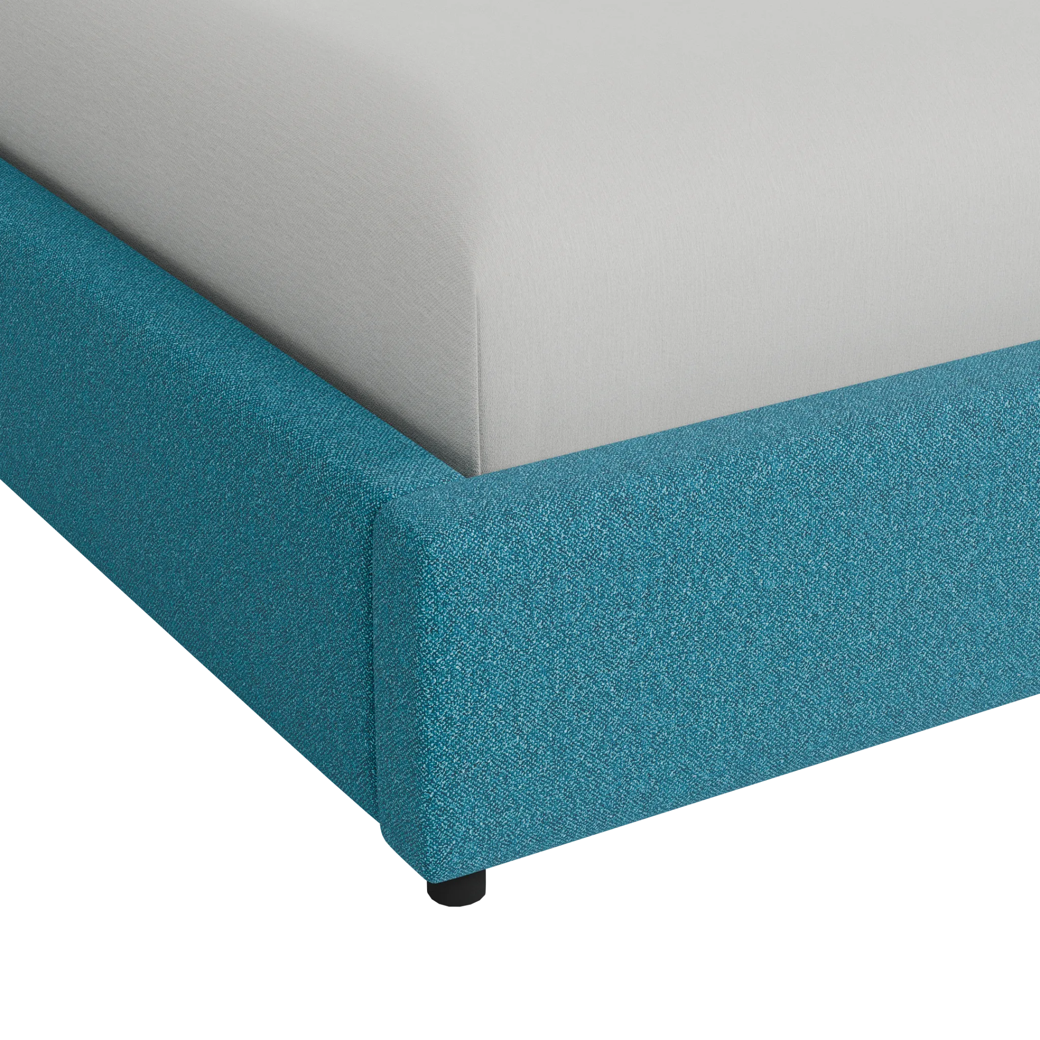 Grayton Elite Teal 54" Upholstered Platform Bed