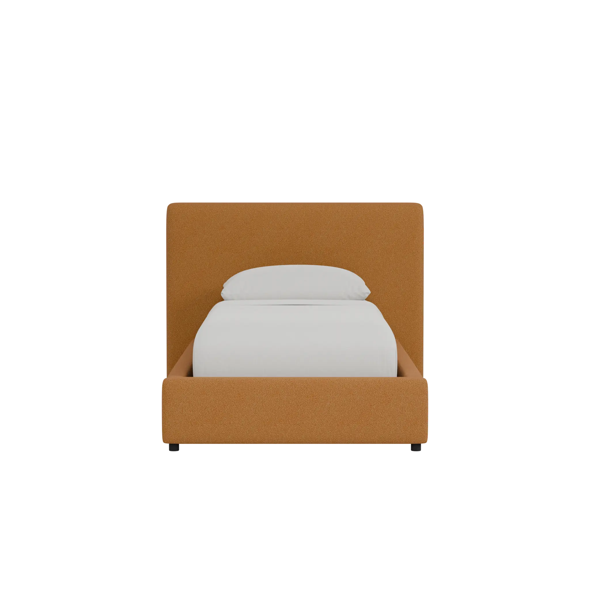 Grayton Elite Light Brown 44" Upholstered Platform Bed Grayton Elite Light Brown 44" Upholstered Platform Bed