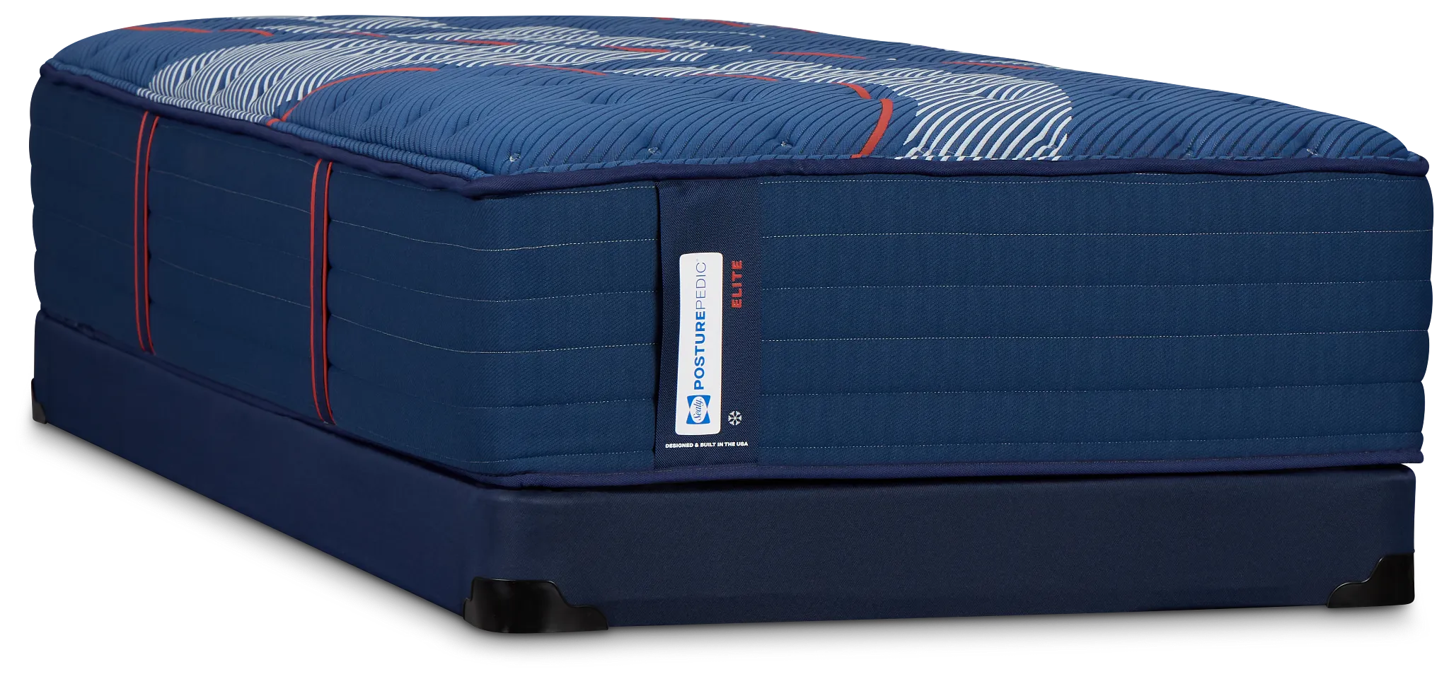 Posturepedic Elite Spring Albany 2 Firm Low-profile Mattress Set