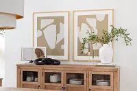 Wynn Beige Framed Wall Art