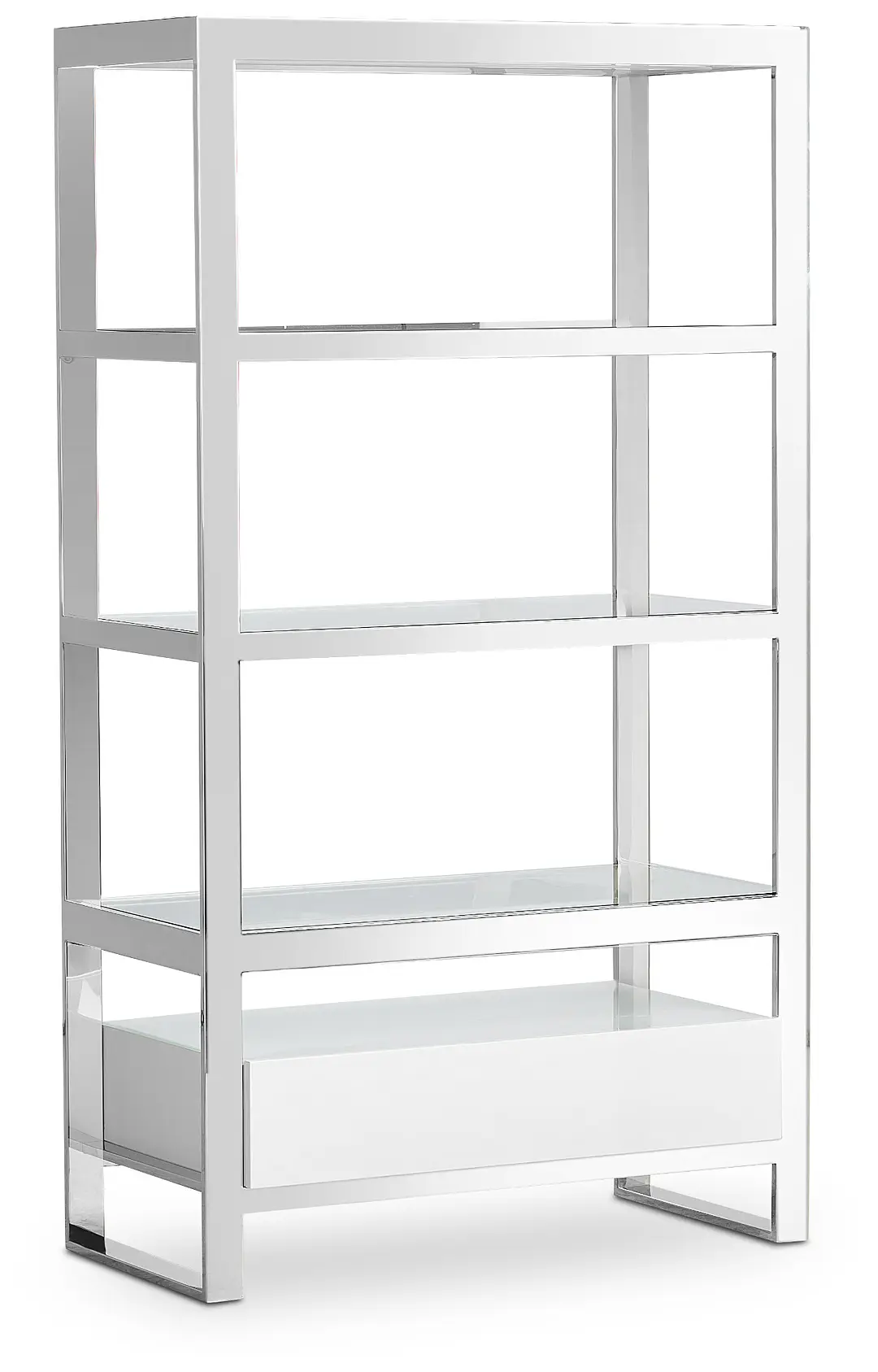 Miami White Open Bookcase Miami White Open Bookcase
