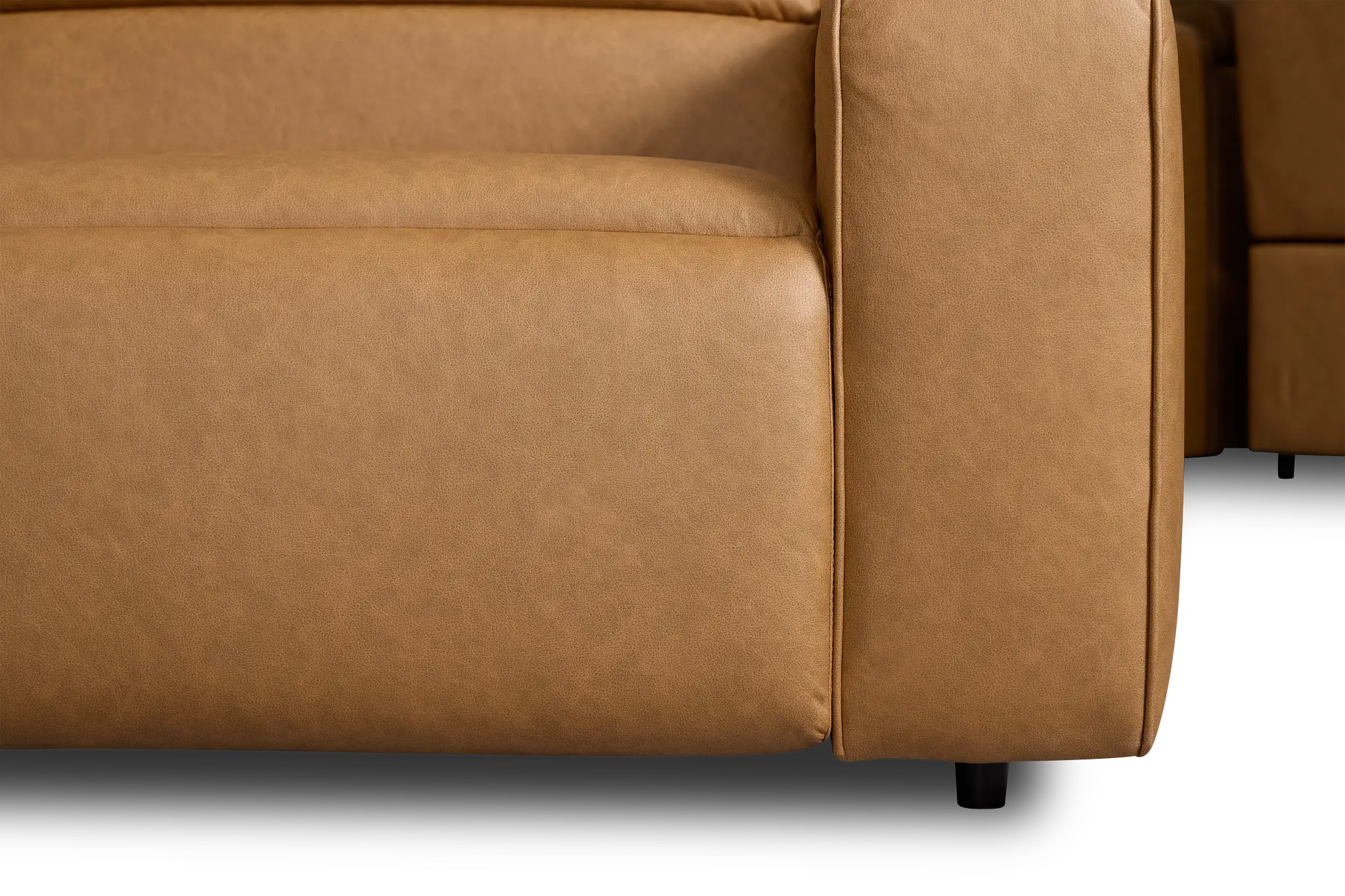 Sawyer Light Brown Micro Medium Dual Power 2-arm Reclining Sectional Sawyer Light Brown Micro Medium Dual Power 2-arm Reclining Sectional